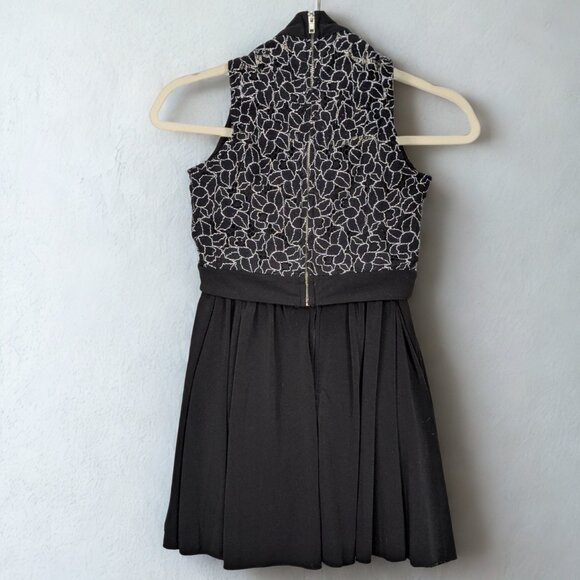 Speechless 2 piece Juniors Black Skirt Set Halter top flare Skirt 1 - Picture 4 of 11